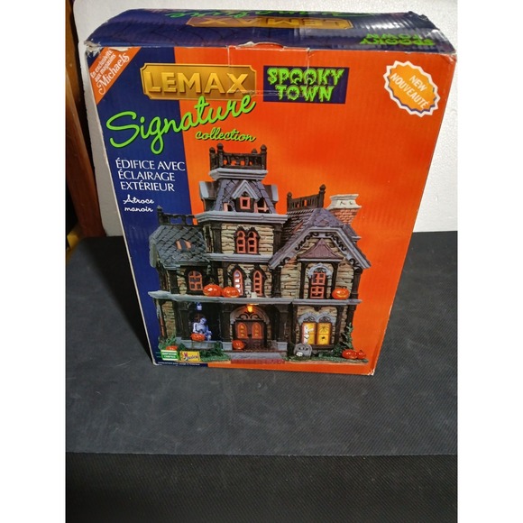 Lemax Other - Lemax Spooky Town Witches Perch 2006 Signature Collection Retired & Rare WORKING